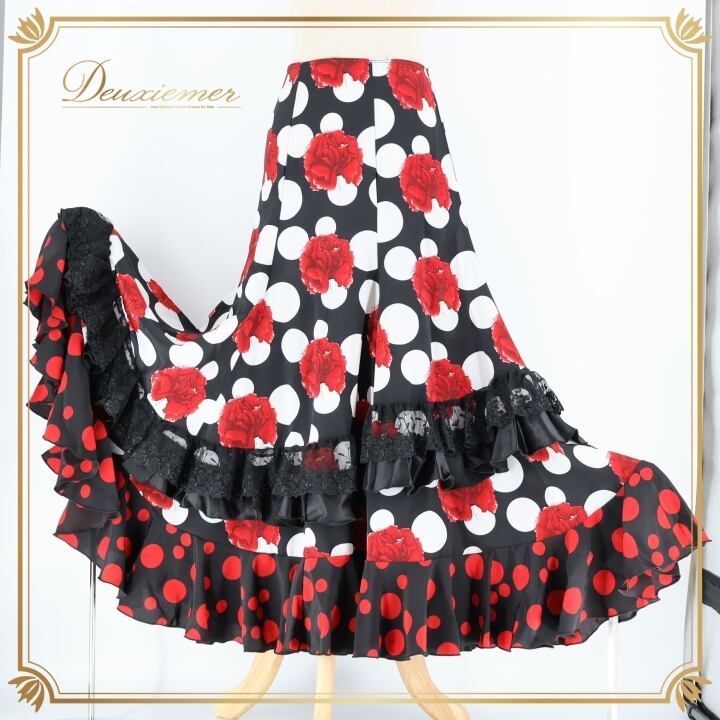 オレンジルナ様　フラメンコ衣装　ソニアジョーンズ　ファルダのみ オレンジルナ様 フラメンコ衣装 ソニアジョーンズ ファルダのみ SONIA