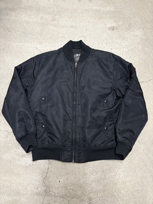 00s OLD STUSSY/25th Anniversary MA-1/M/25周年記念/MA-1/フライトジャケット/XXV/ブラック/ミリタリ－ジャケット/ステューシー/オ－ルドステューシー