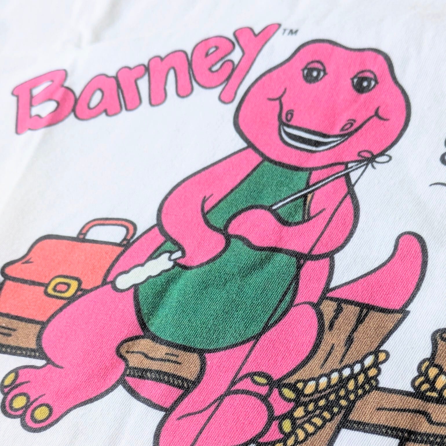 【 Barney & Friends ( バーニー&フレンズ )  】Barney fishing Tシャツ / バーニー 釣り〚アメリカン雑貨 アメトイ〛