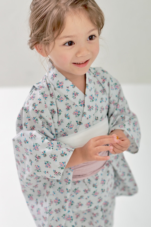 YUKATA long dress〈Light blue〉