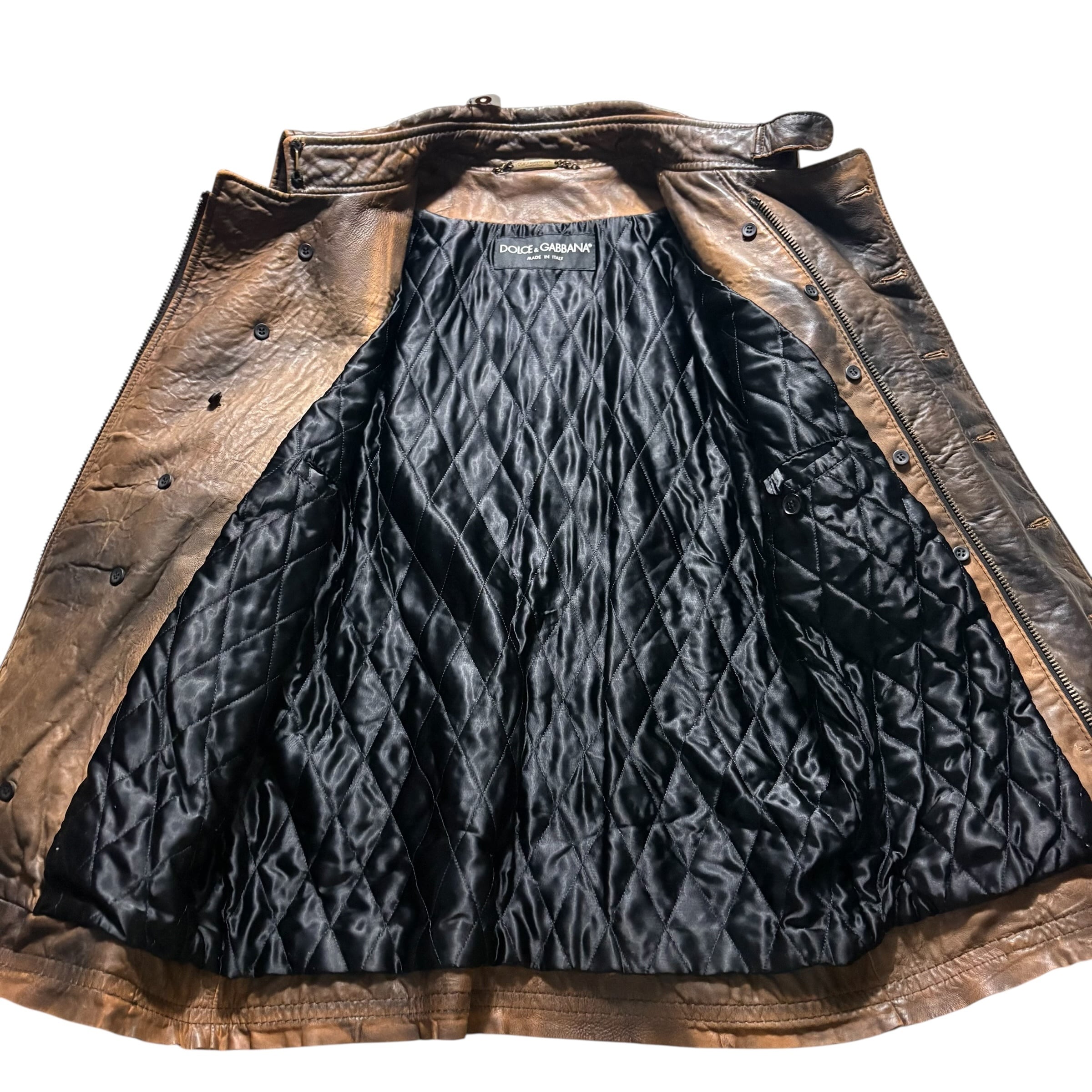 【DOLCE&GABBANA】レザー Napoleon jacket DOLCE&GABBANA leather napoleon jacket | NOIR ONLINE