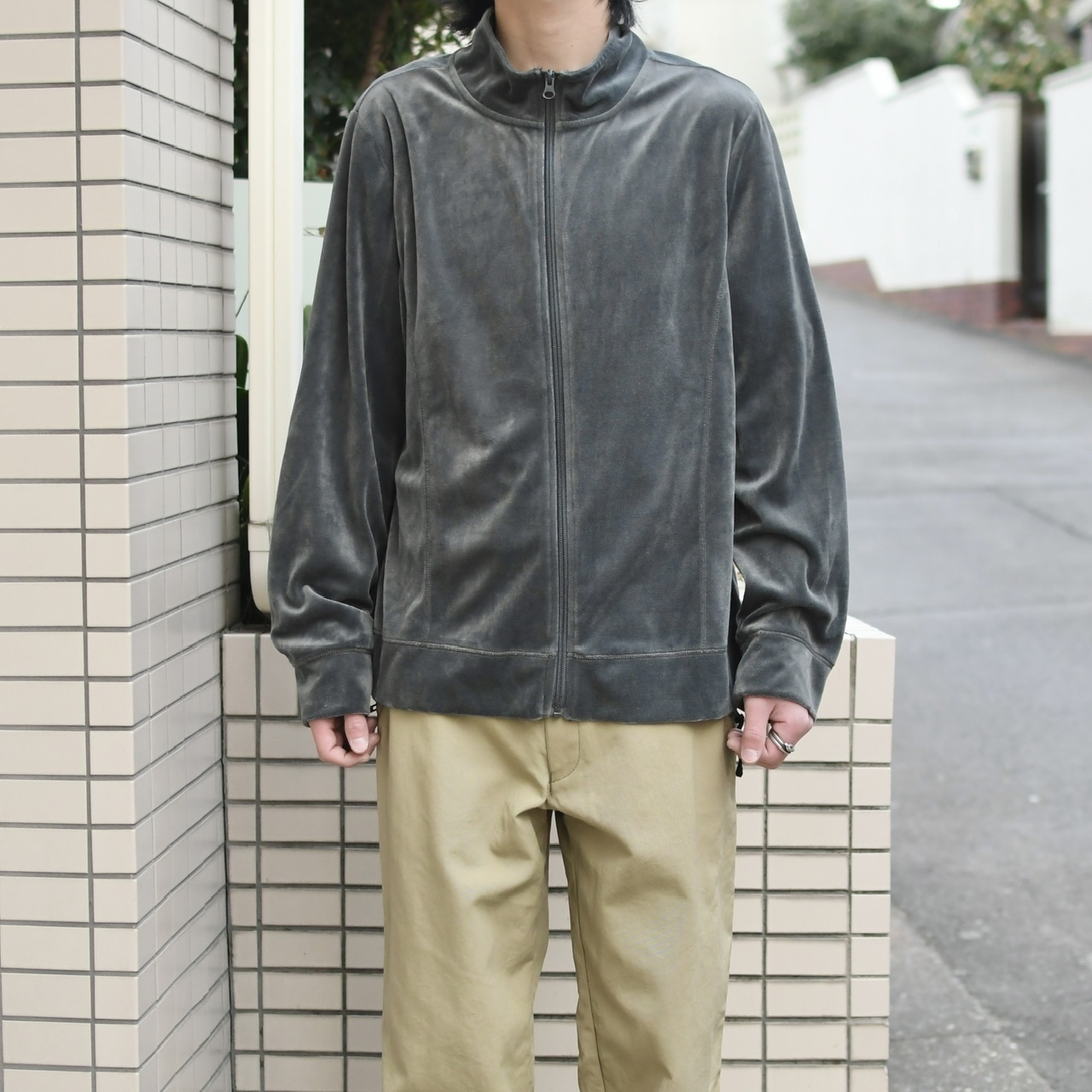 FADED GLORY velour track jacket