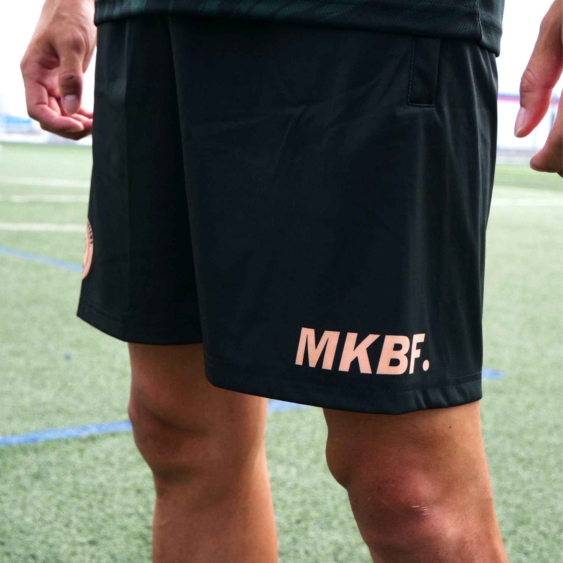 MKBF. TRAINING Shorts - GREEN | MK BALL FIELD.