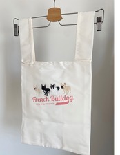 【試作品(新品未着用)】フレンチブルドッグエコバッグ_グレー