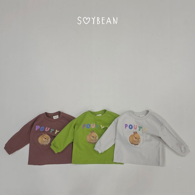 【取寄】soybean｜angry bunny tee｜アングリーバニーT｜XS-JM｜kids&jr｜26 autumn