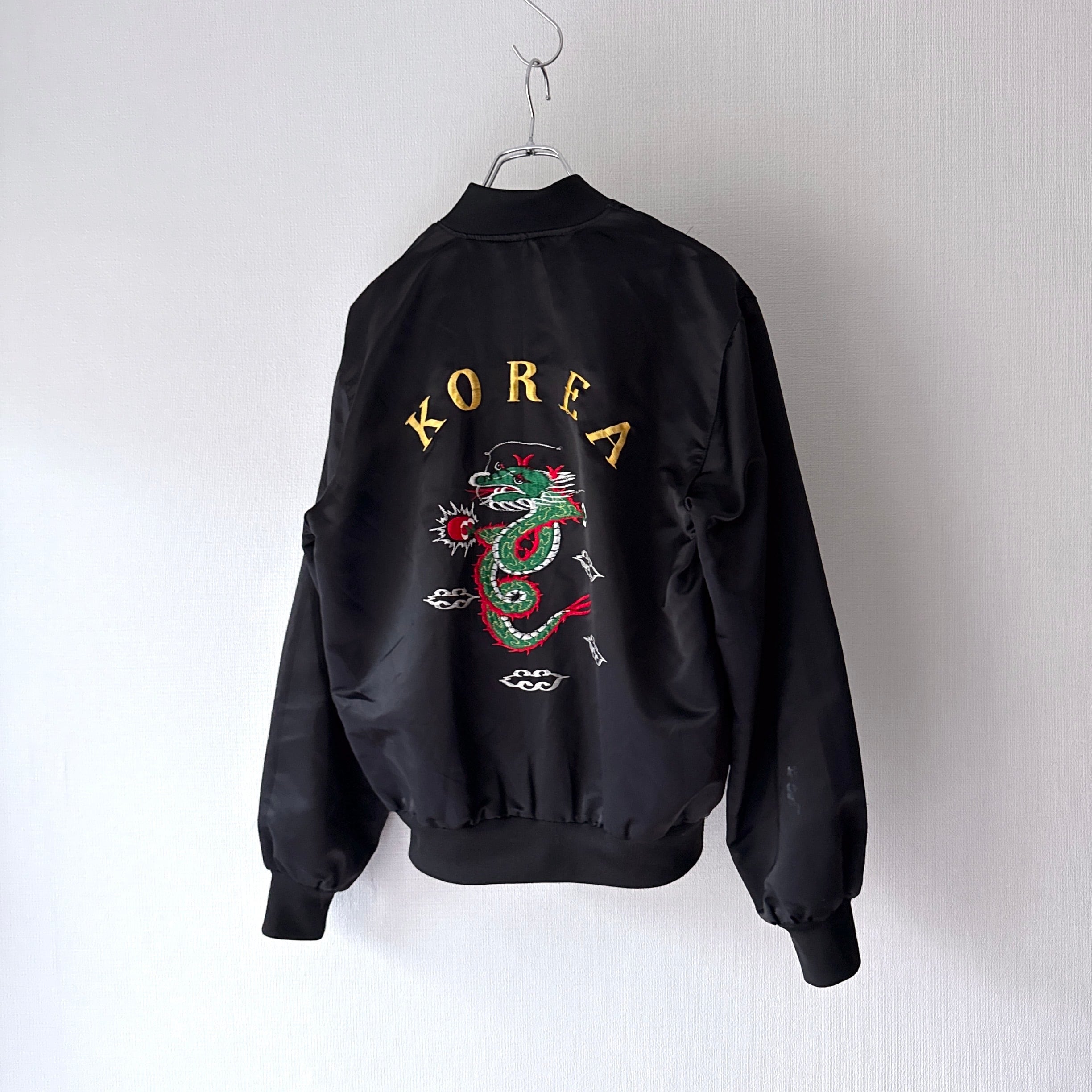 80's KOREA Souvenir Jacket コリジャン スカジャン ナイロン