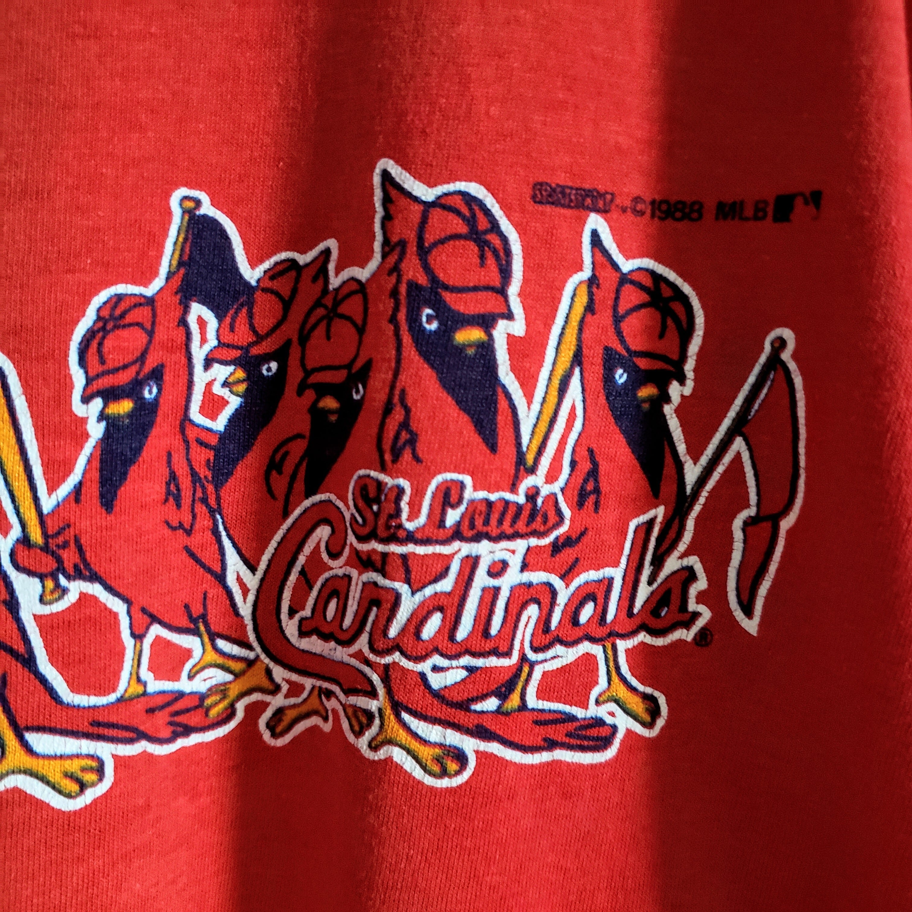 CARDINALS アメリカンフットボール シャツ USAヴィンテージ冬SALE MLB カージナルス Tシャツ 古着 USA製 Cardinals | Dron-pa -古着屋-