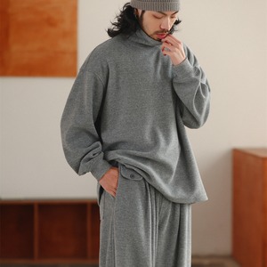 ダブルフェイス・モックネックプルオーバー A2023