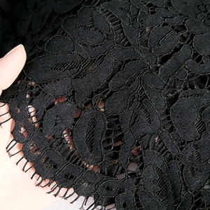 メッシュレース膝丈スカート W00871