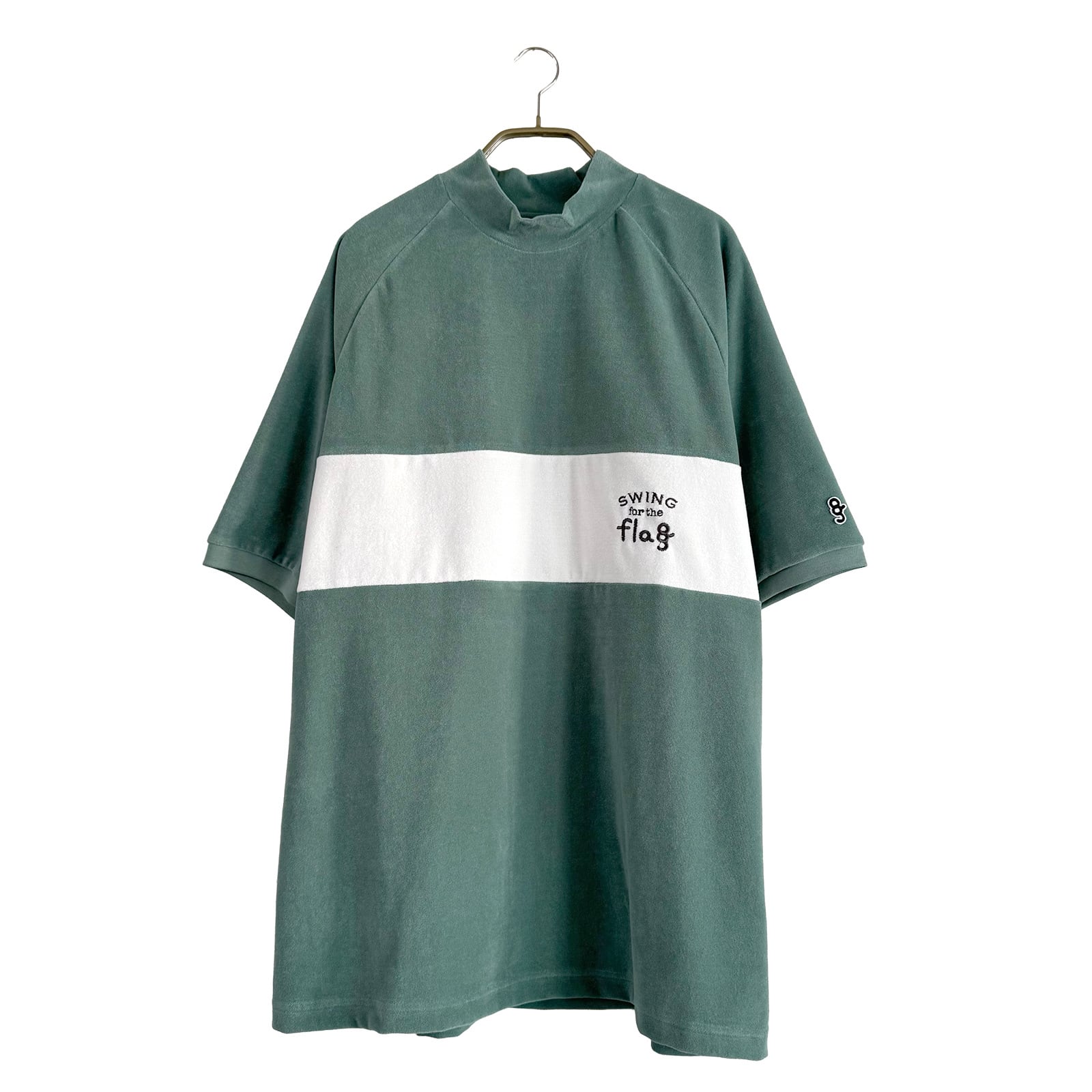 HIGH GAUGE PILE MOCK NECK SHIRT -GREEN- | 8G SHOOT WEBSTORE