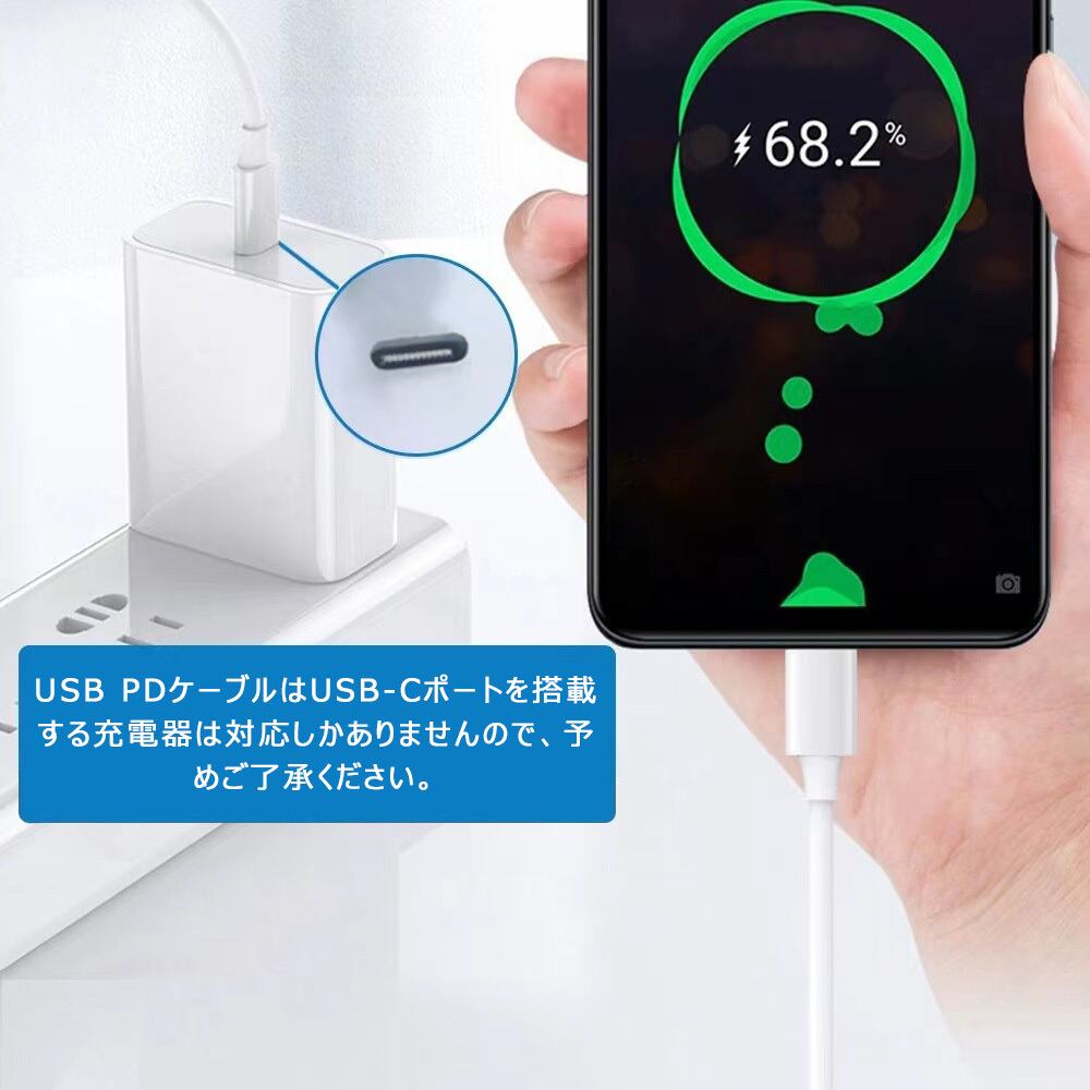 sjxset04 USB Type C to ライトニング type‐C to Lightning タイプC