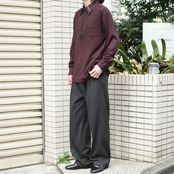 HAGGAR rayon blend 2tuck pin-stripe slacks