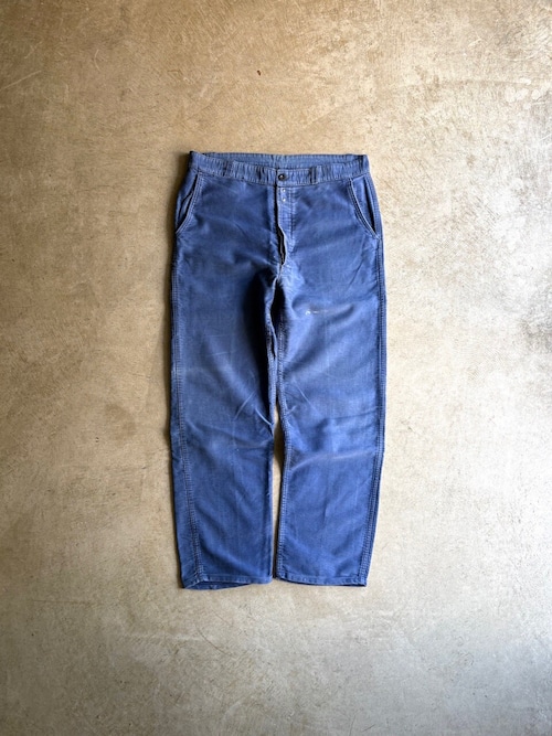 60's-70's FRENCH MOLESKIN WORK PANTS