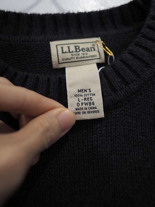 L.L.Bean Cotton Knit Sweater／L