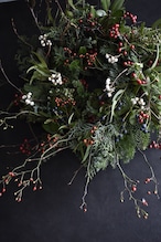 ※NO,6 she is matilda. christmas wreath M size