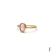 S925 PETIT STONE THIN RING -MULTI COLOR TORUMARINE-