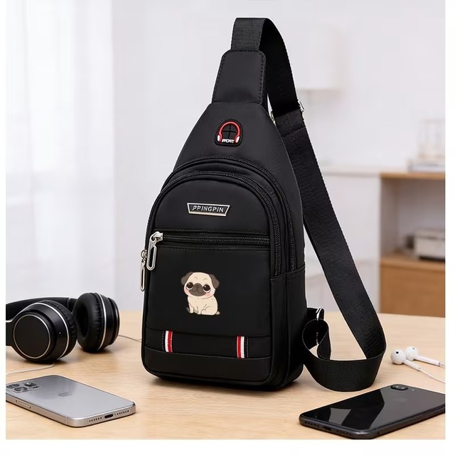 Body bag -cute face-　　t-item-0519