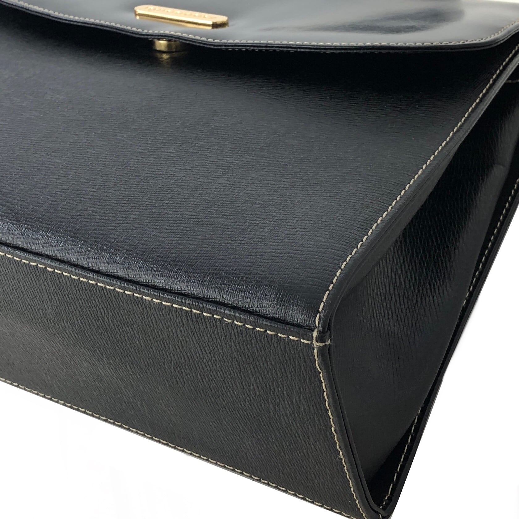 BURBERRY バーバリー ロゴ コンビレザー 2way トップハンドル