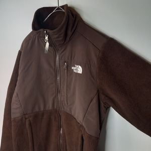 ノースフェイス　デナリジャケット　フルジップ　フリース　ポーラテック　ブラウン