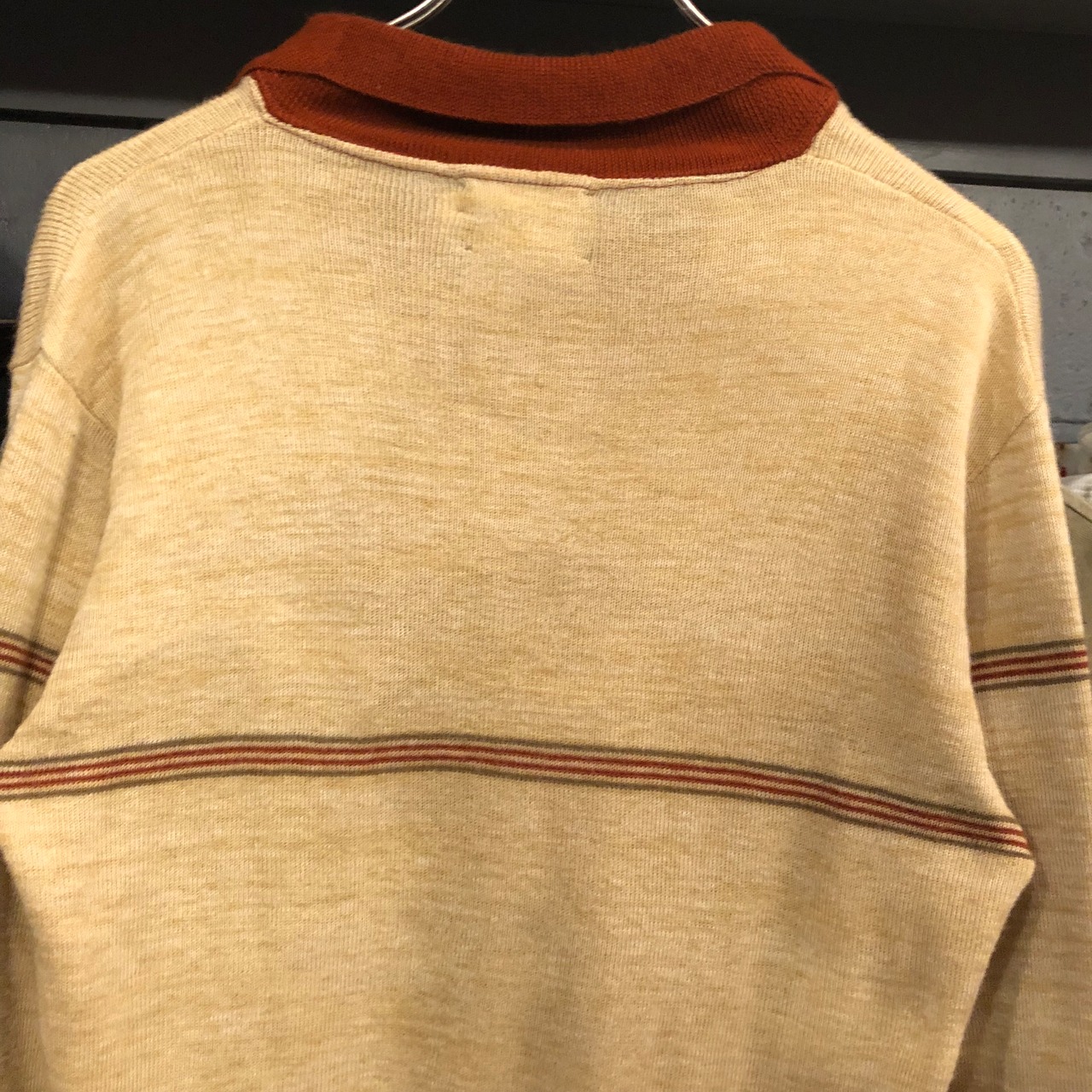 80s Campus Esplit L/S Knit Polo Shirt | VOSTOK