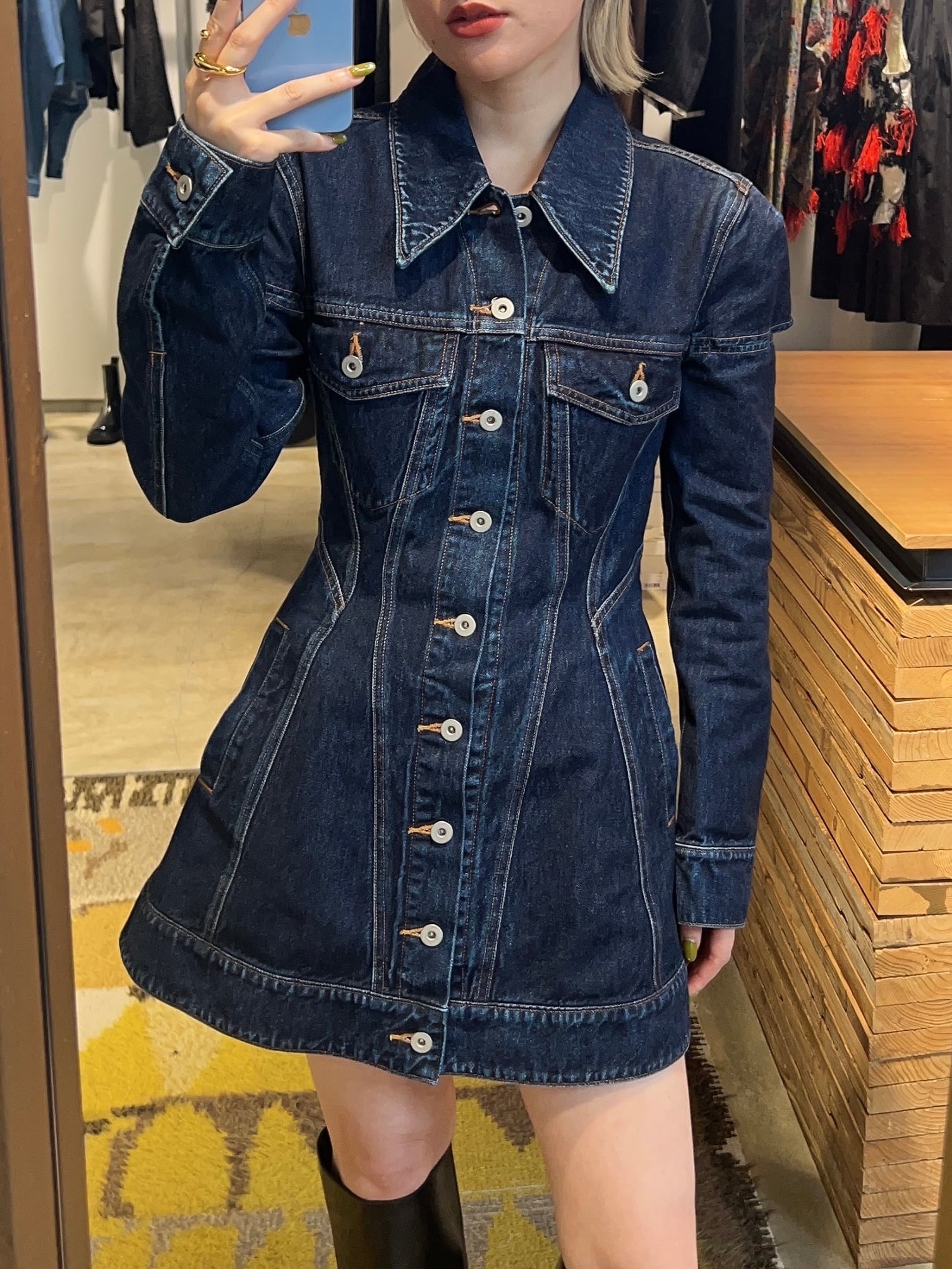 24AW】FETICO フェティコ / DENIM SLIT JACKET | TRENTオンライン  