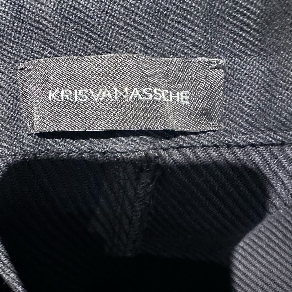 KRIS VAN ASSCHE クリスヴァンアッシュ TAPERED COTTON PANTS