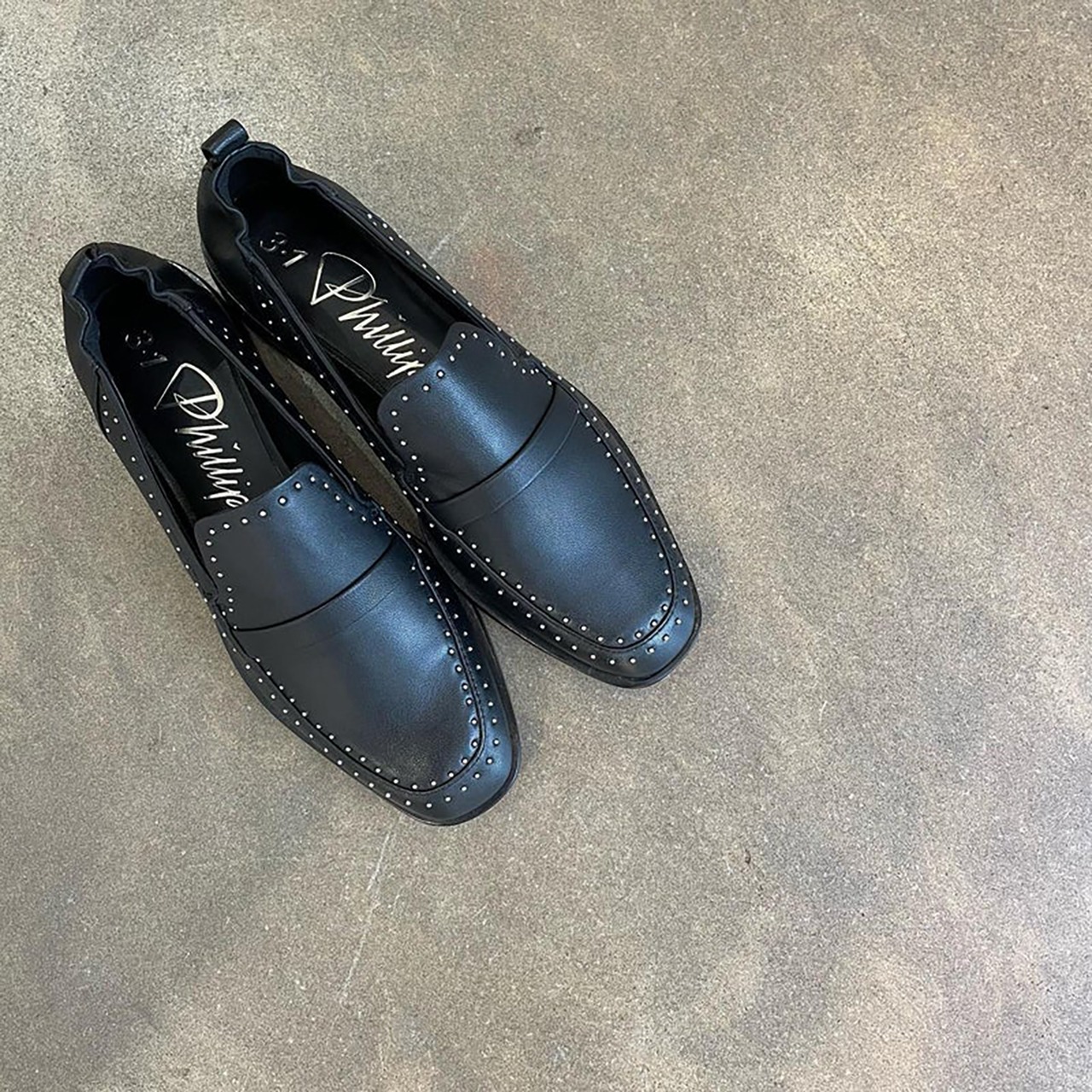 3.1 Phillip Lim Alexa Soft Penny Loafer With Studs | NAJA FIORE 