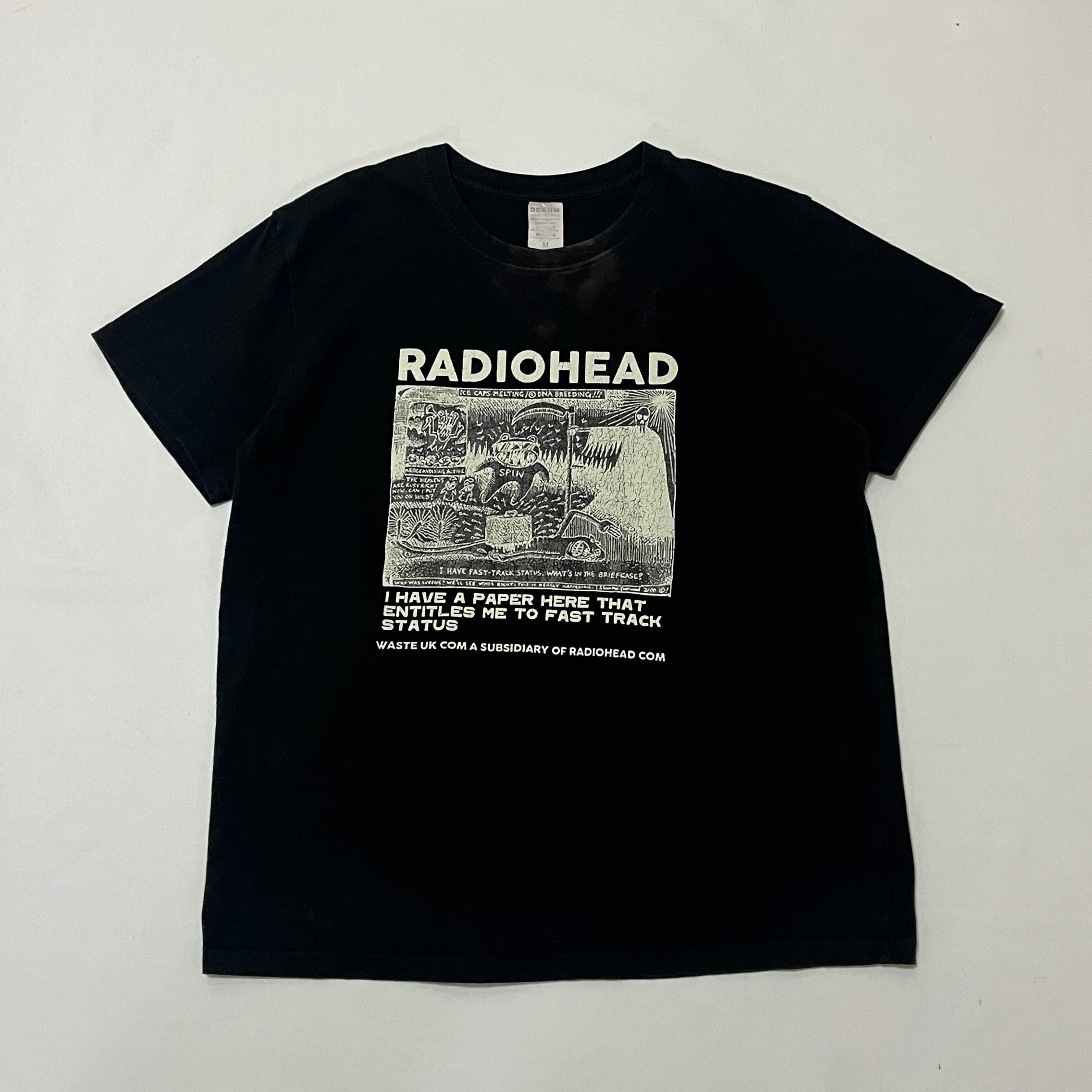 RADIOHEAD WASTE Stanley Donwood アートワーク Tシャツ レディオ