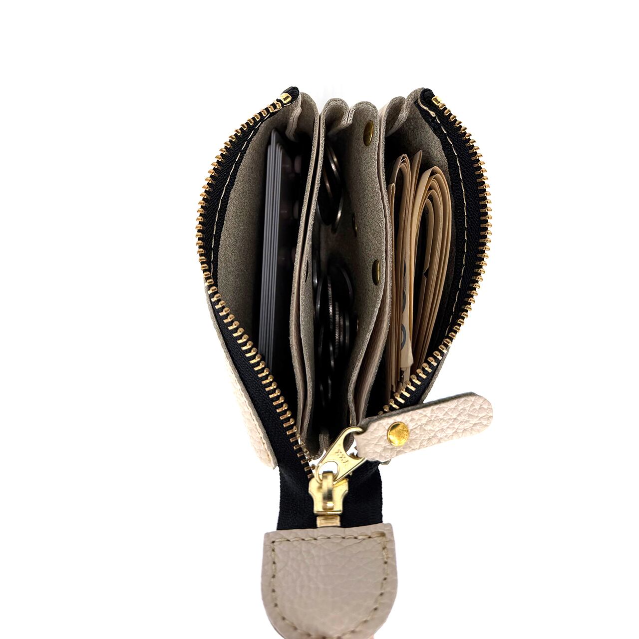 ｷｭｲｰﾙﾃﾞｿﾝ これ1つで身軽になる軽くて小さいお財布ポーチ コンパクトで