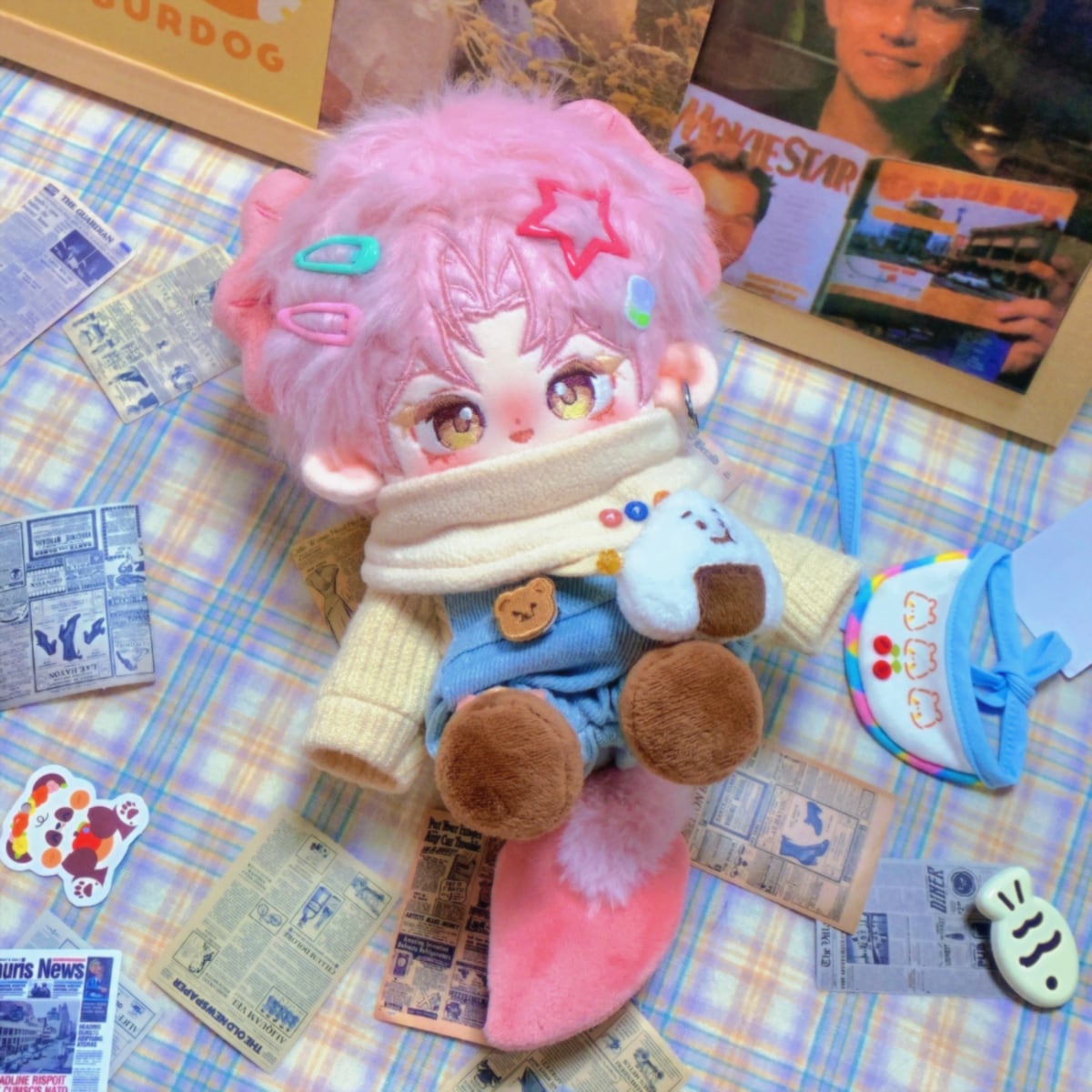 無属性 ぬいぐるみ 20cm 着せ替えぬいぐるみ 獣耳付け男の子 無属性 ぬいぐるみ 20cm 着せ替えぬいぐるみ 獣耳付け男の子