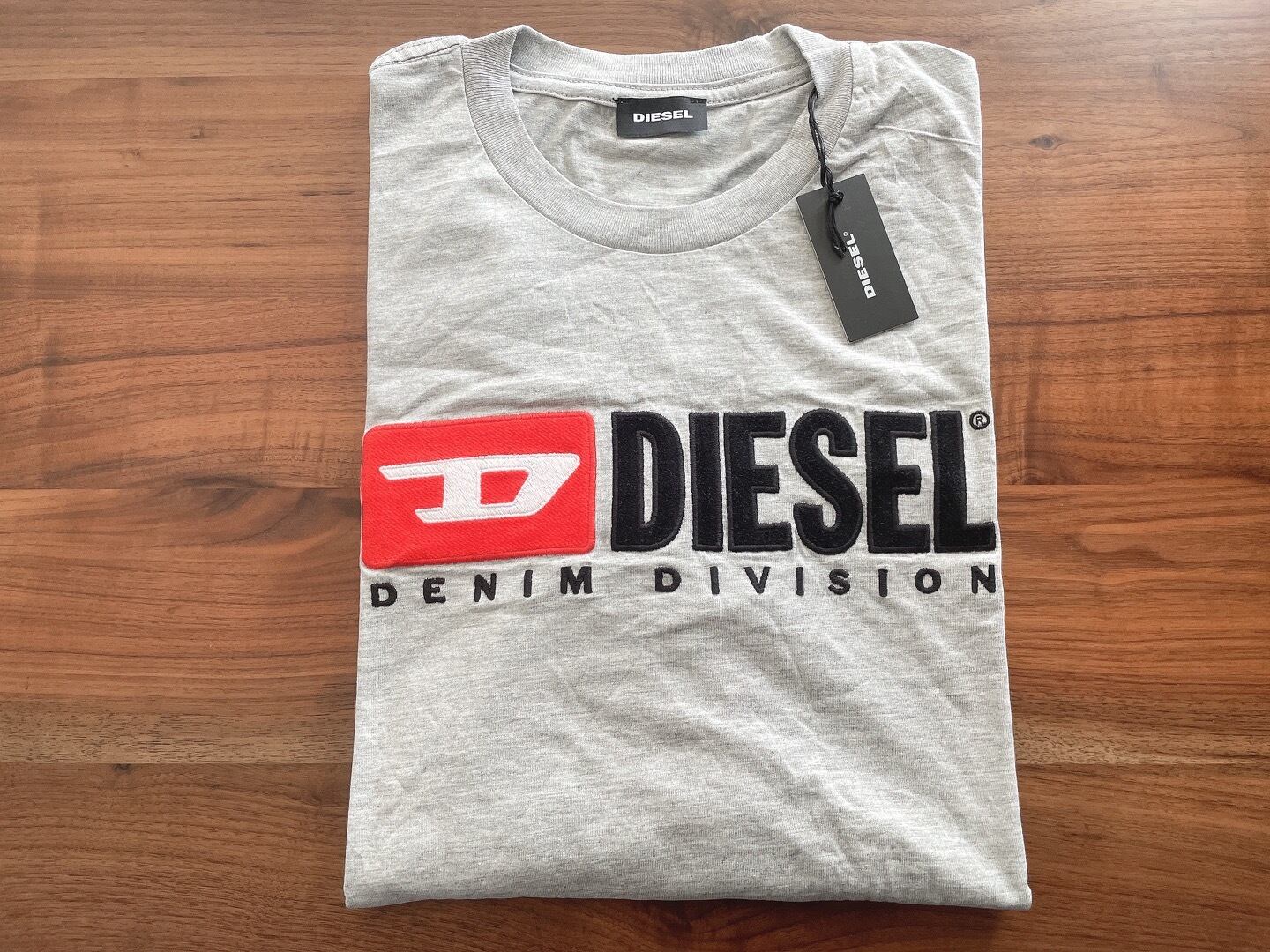 DIESEL Tシャツ T-JUST-DIVISION ホワイト　S