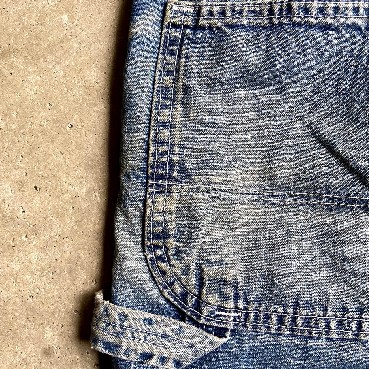 70年代 70s Dickies ディッキーズ ワイド デニム ペインターパンツ 