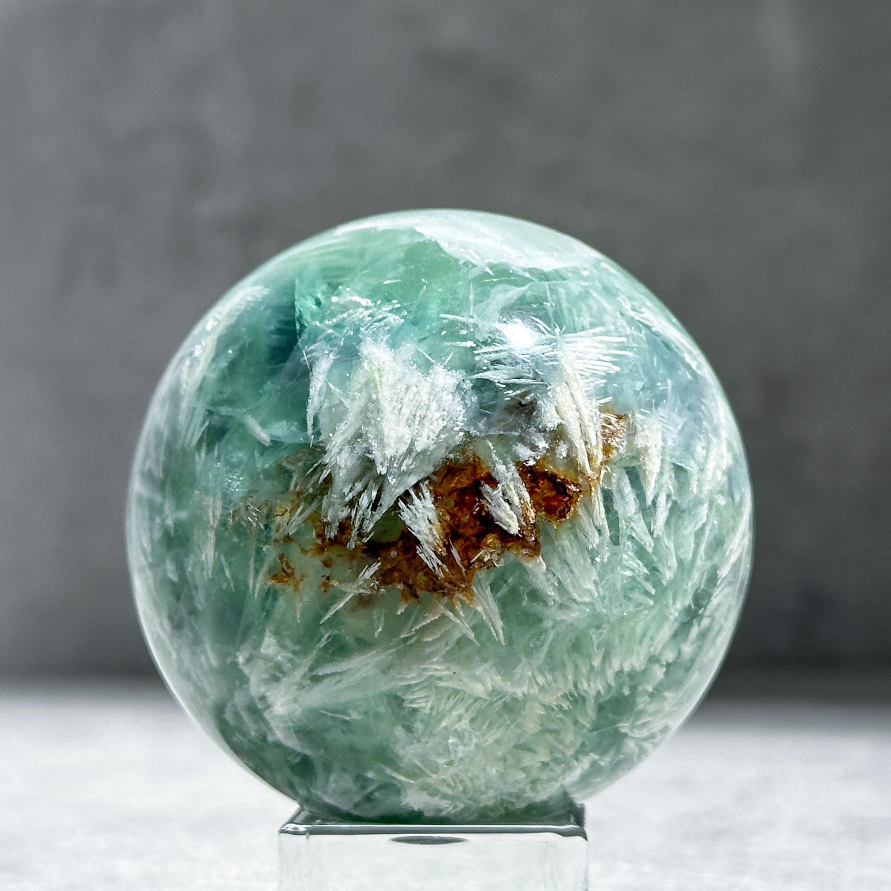 エンジェルフェザーフローライト スフィア31◇ Angel Feather Fluorite