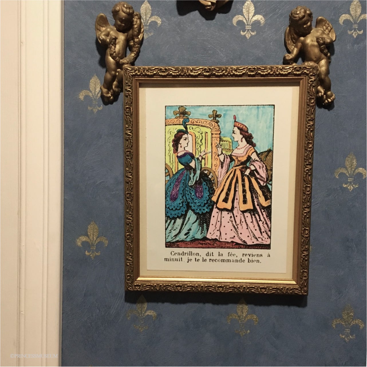 アンティーク塗り絵ブック「フランスのシンデレラ」／絵柄16枚