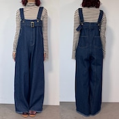 トップベルトデニムサロペットPT/インディゴ