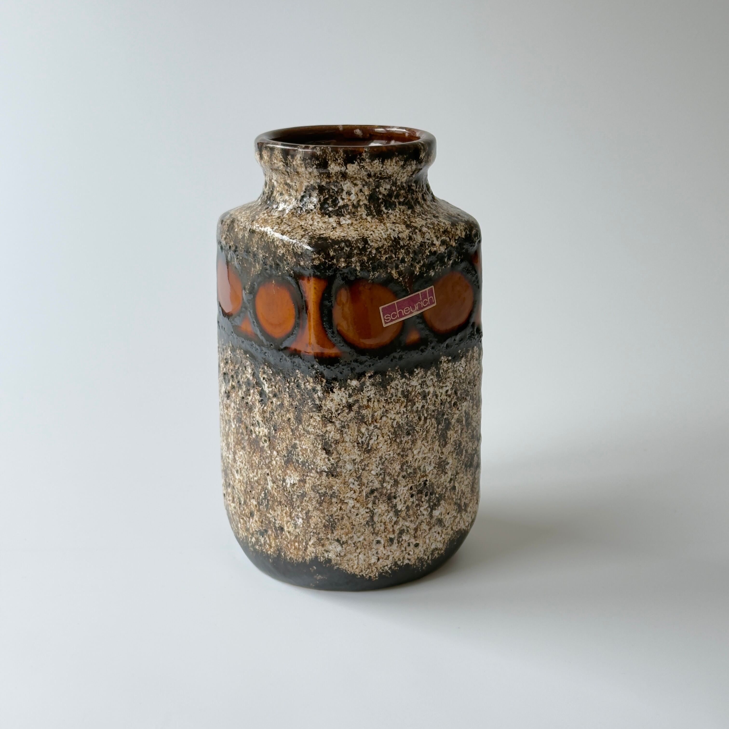 Fat Lava 花瓶 | Scheurich 216 20 | PolePoleDecor｜Vintage Vase 専門店