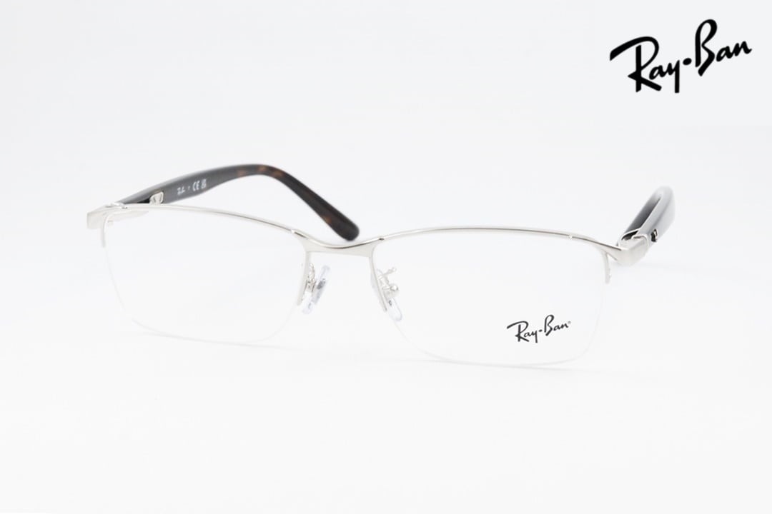 Ray-Ban メガネ RX6501D 2503 スクエア ナイロール ハーフリム RB6501D