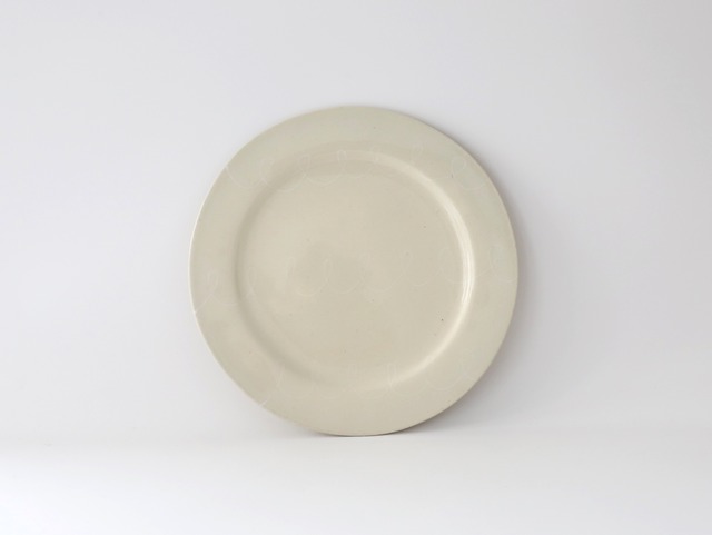 中囿義光　リムプレート（クルクル） ホワイト Ｃ