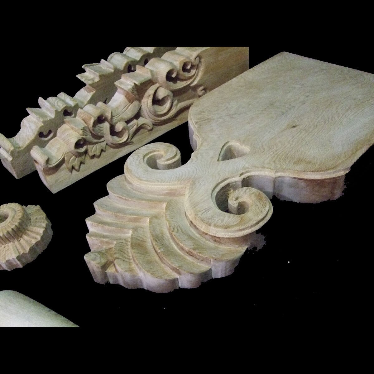 値下げです！◇◇【懸魚】社寺仏閣、山車、だんぢり彫刻 高さ45cm 5
