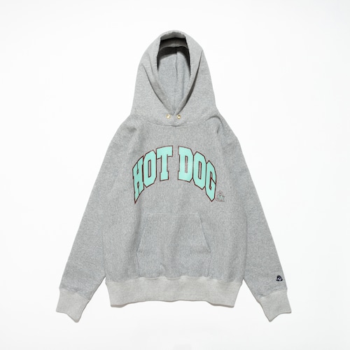 TACOMA FUJI RECORDS HOT DOG COLLEGE LOGO HOODIE designed by Shuntaro Watanabe