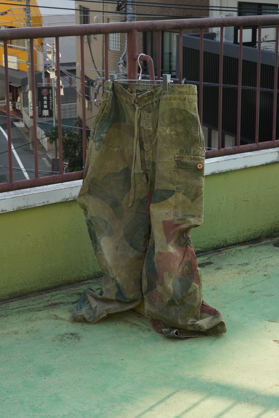 50's BELGIAN ARMY BRUSHSTROKE CAMO OVER PANTS