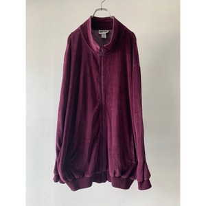 -king size- big velours jersey jacket