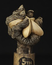 [数量限定] "5th Anniv" SUPER BIG KEYHOLDER - serial.12 /Brown ink wash