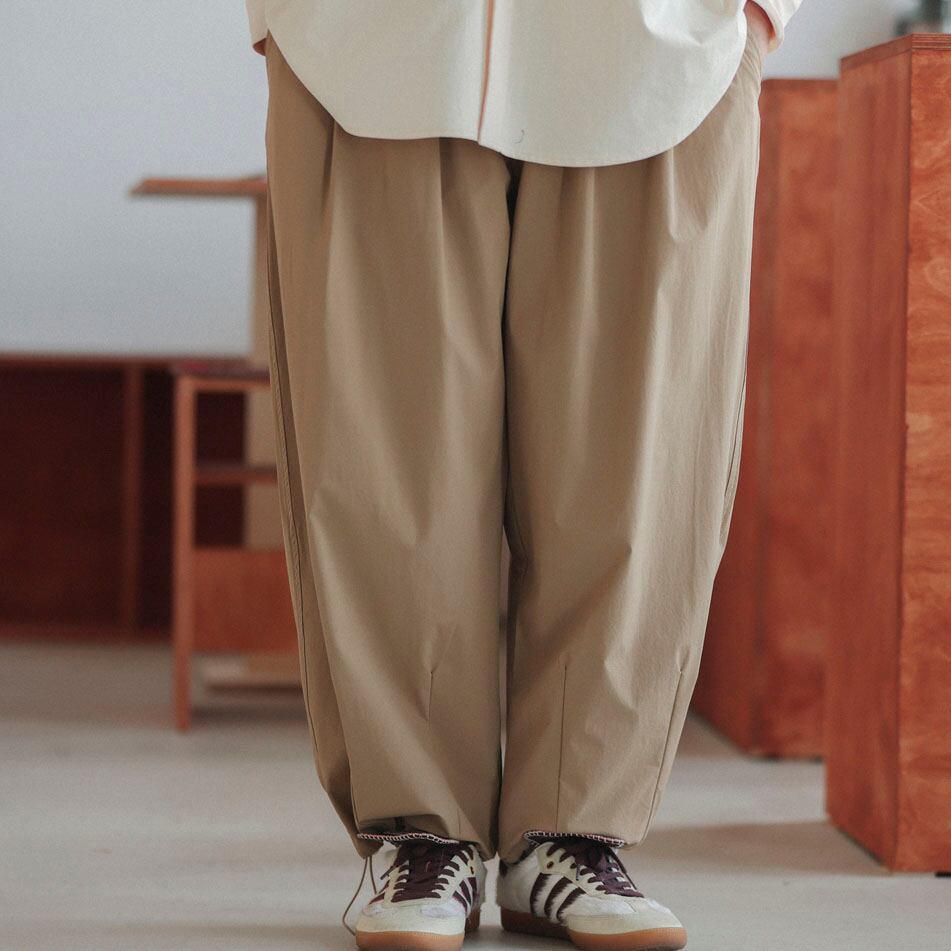 Loose casual pants navy0697