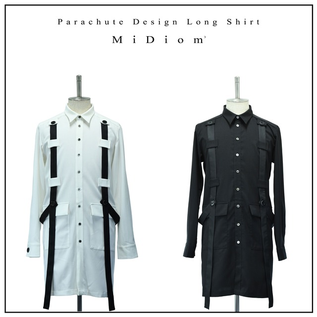 【MiDiom】Parachute Design Long Shirt