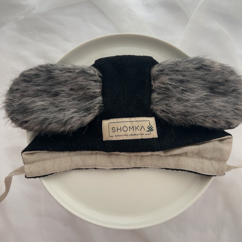 shomka ♡ wool puppy bonnet 51cm shomka ♡ wool puppy bonnet 51cm Ash generation puppy bonnet 49cm