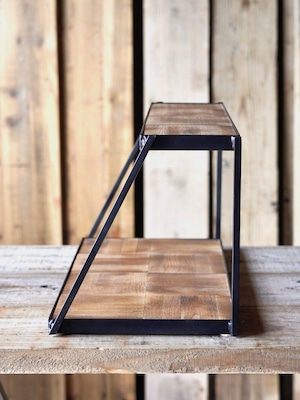 IRON OAK DISPLAY RACK