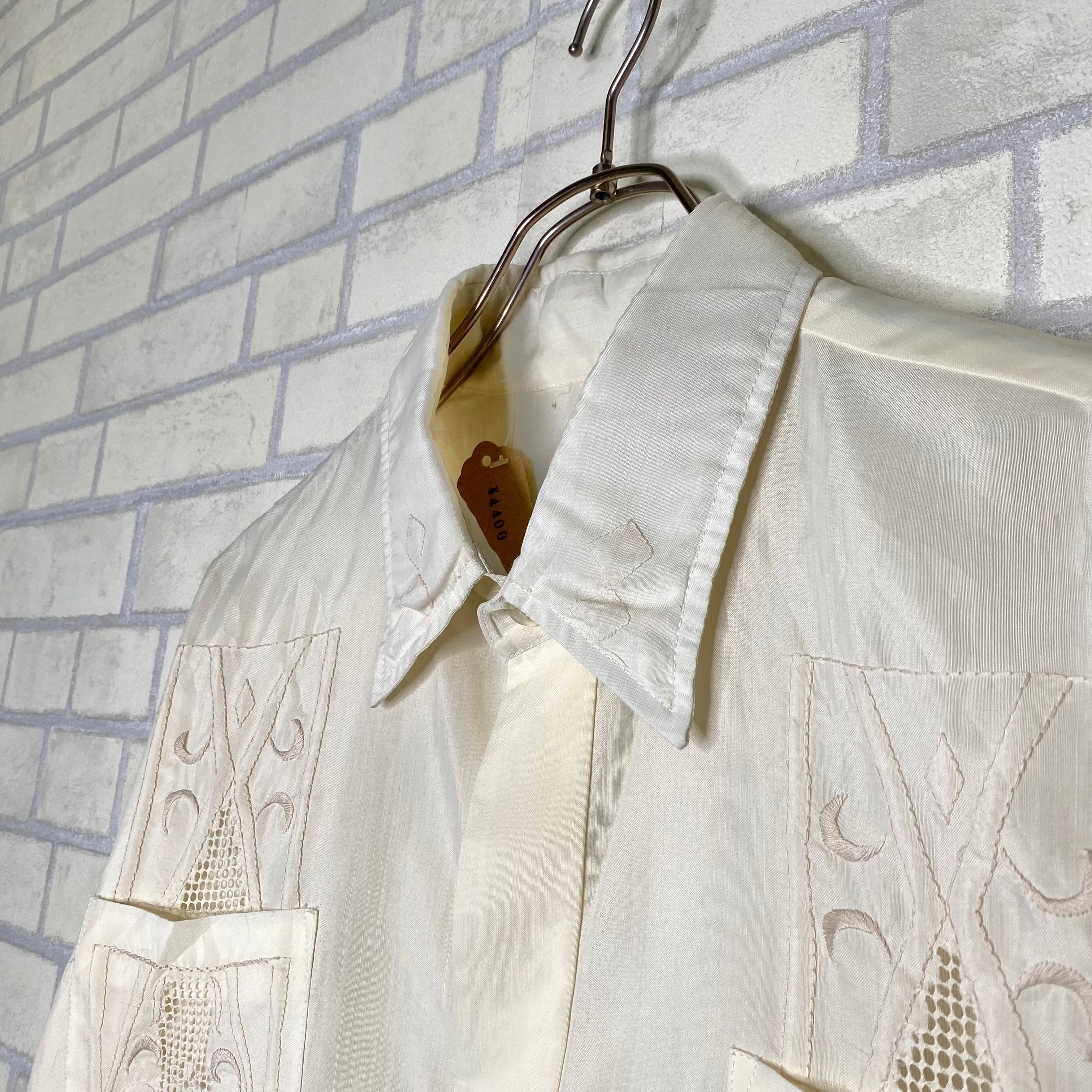 Robeito 長袖キューバシャツ XL | 古着屋OLDGREEN