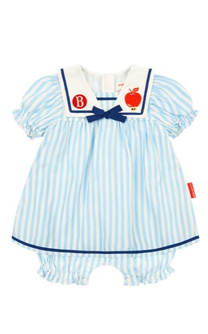 [BEBE DE PINO] Apple baby stripe sailor collar marine overall 正規品 韓国ブランド 韓国ファッション 韓国代行 韓国通販 ベベドピノ bebedepino 日本 店舗 韓国 子供服