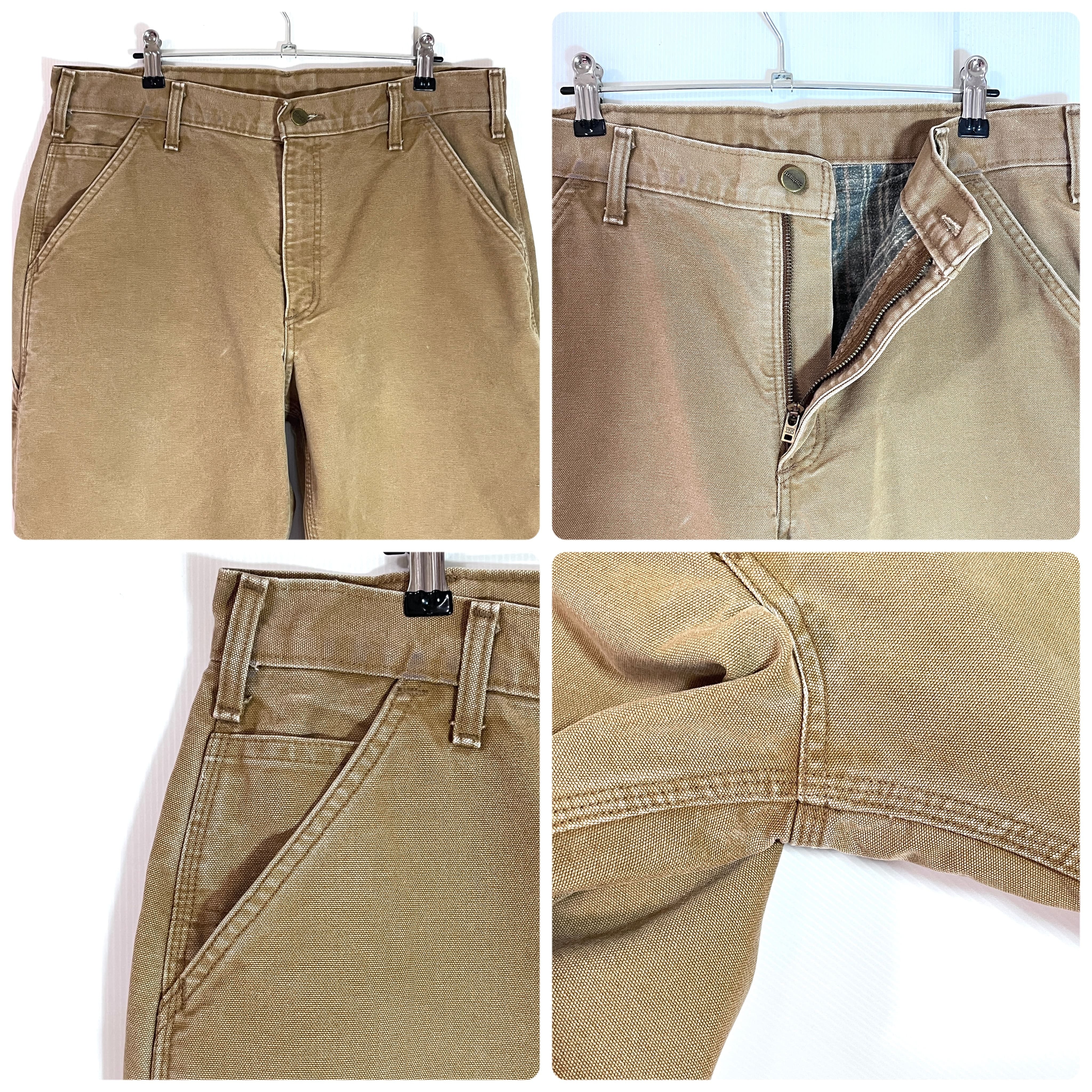00s Carhartt カーハート W34L30 実寸W35L30.5 B111 BRN ブラウン 茶色